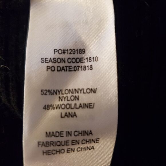 Splendid Cowl Neck Sweater Dress in Black - Picture 7 of 10